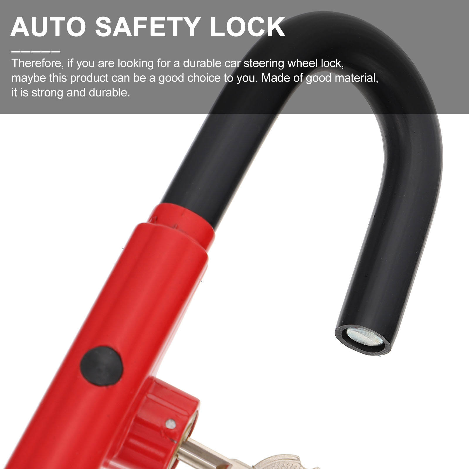 Car Steering Wheel Lock - Universal Anti-Theft Security Device for Vehicle Protection