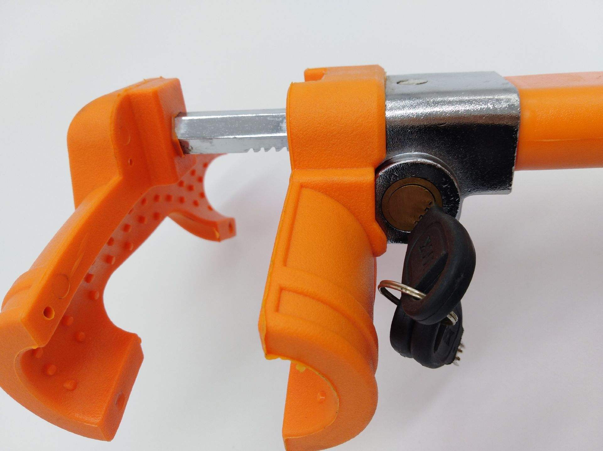 Ho<i></i>ngseen 79-5 Steel Car Steering Wheel Lock Anti-Theft Device - Universal Fit for Cars, Trucks SUVs