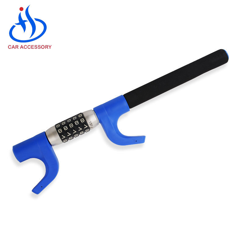 Jwell HS005 Heavy Duty Universal 5-Digit Password Steering Wheel Lock - Ho<i></i>ngseen Security
