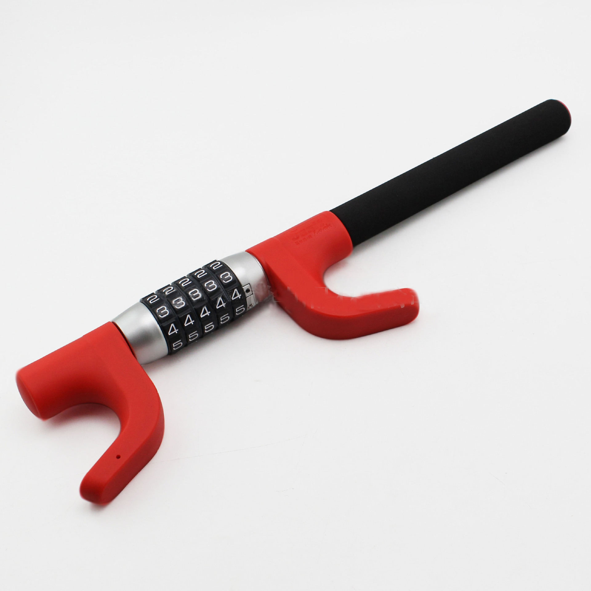 HS-SWL001 Keyless Password Retractable Heavy Duty Steel Steering Wheel Lock | Ho<i></i>ngseen Security