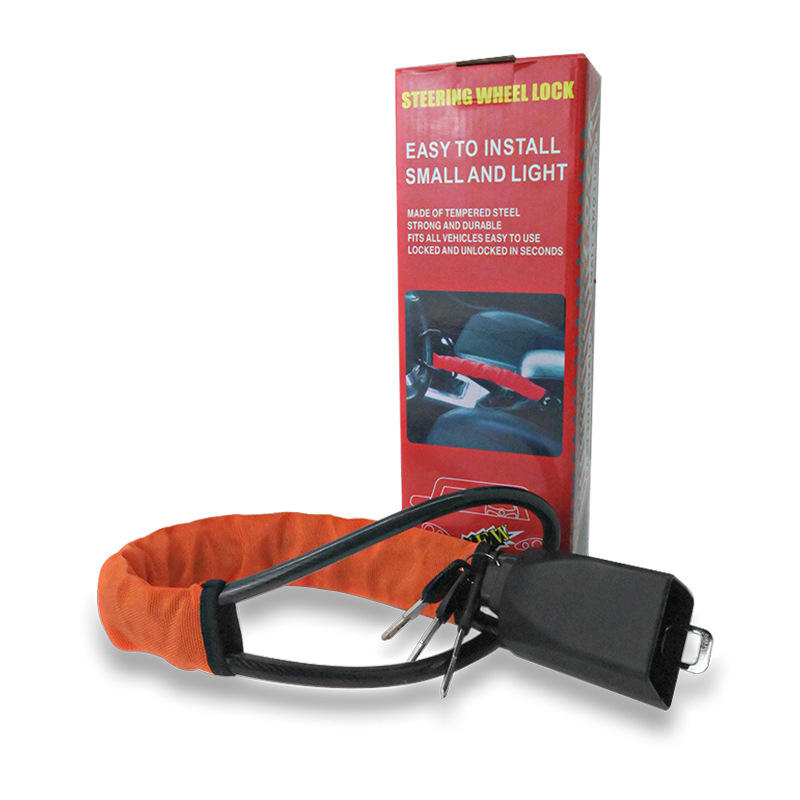 Anti-Theft Car Steering Wheel Lock with 3 Keys Seat Belt Lock Device - Ningbo Ho<i></i>ngseen Model 29578-2